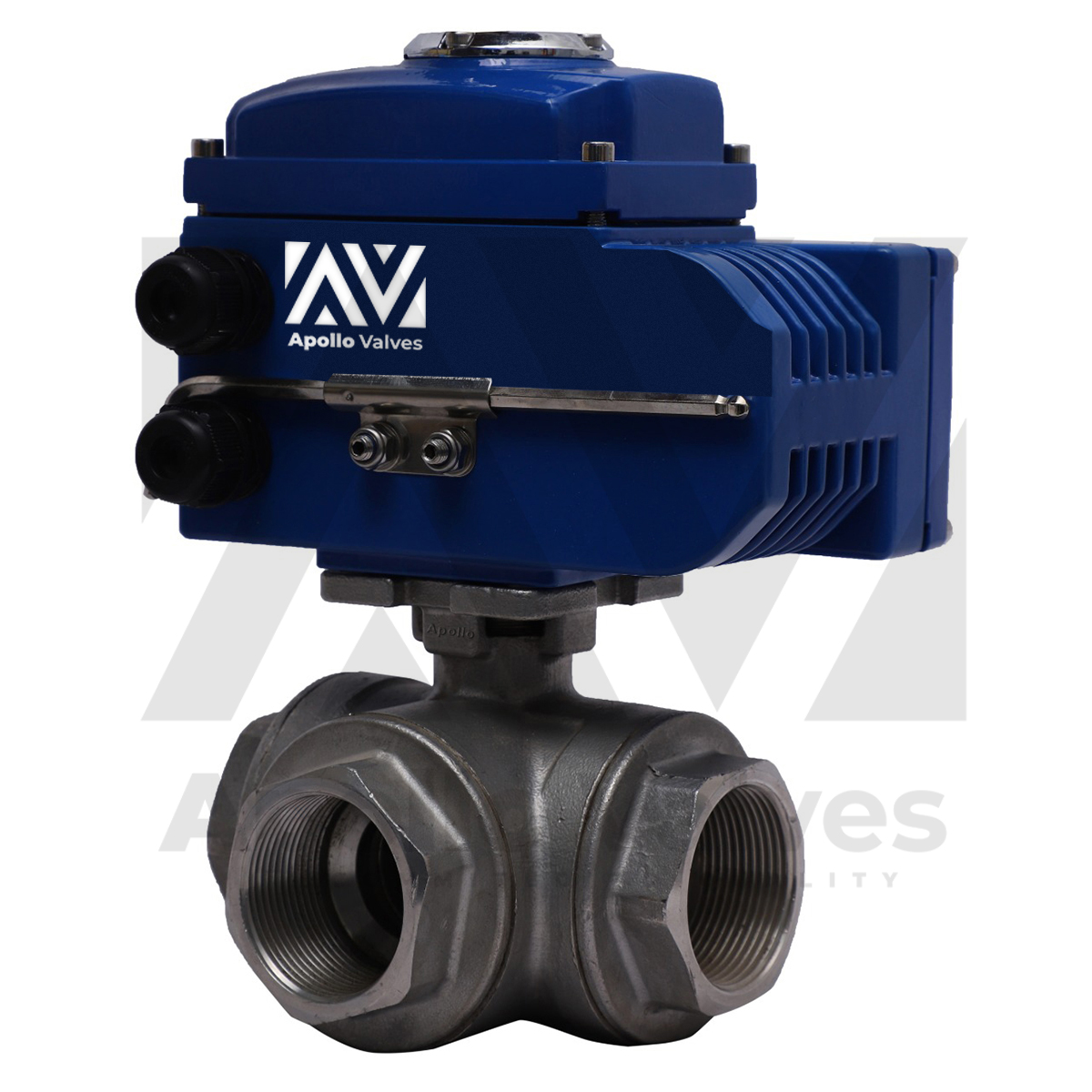 3-Way Ball Valve with Electrical Actuator