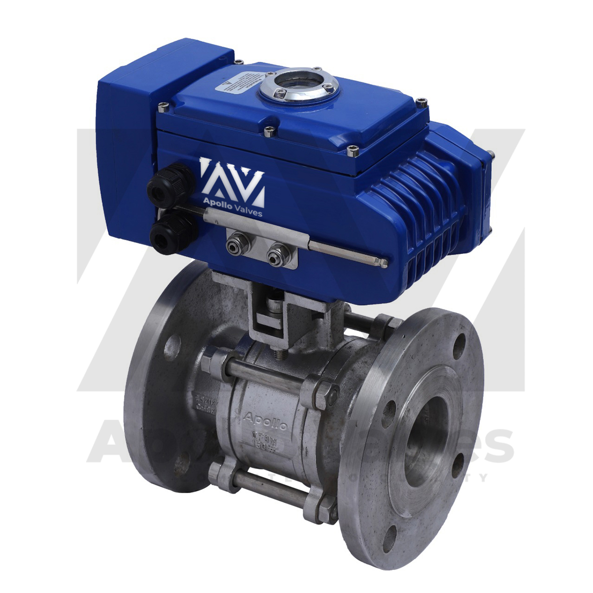 3Pc-2way Ball Valve With Electrical Actuator