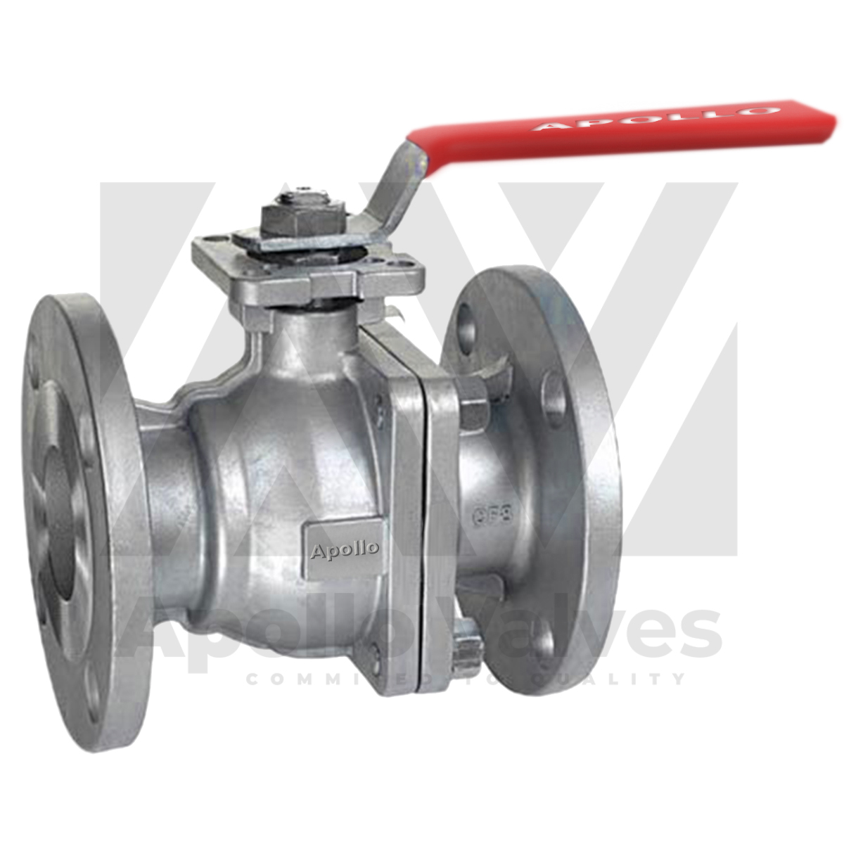 Ball Valve Flanged End 2 Piece Design