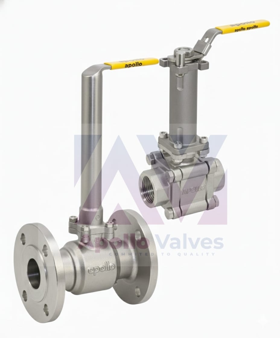 Ball Valve Flanged End Extended Shaft