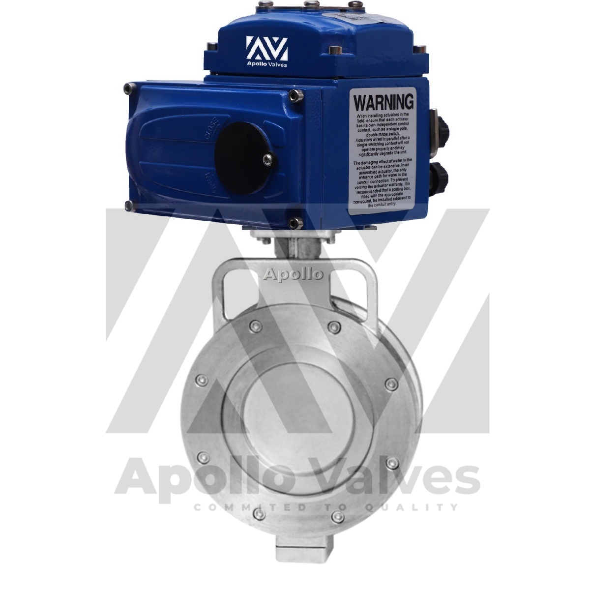 Off Set Disc Butterfly Valve with Electric Actuator