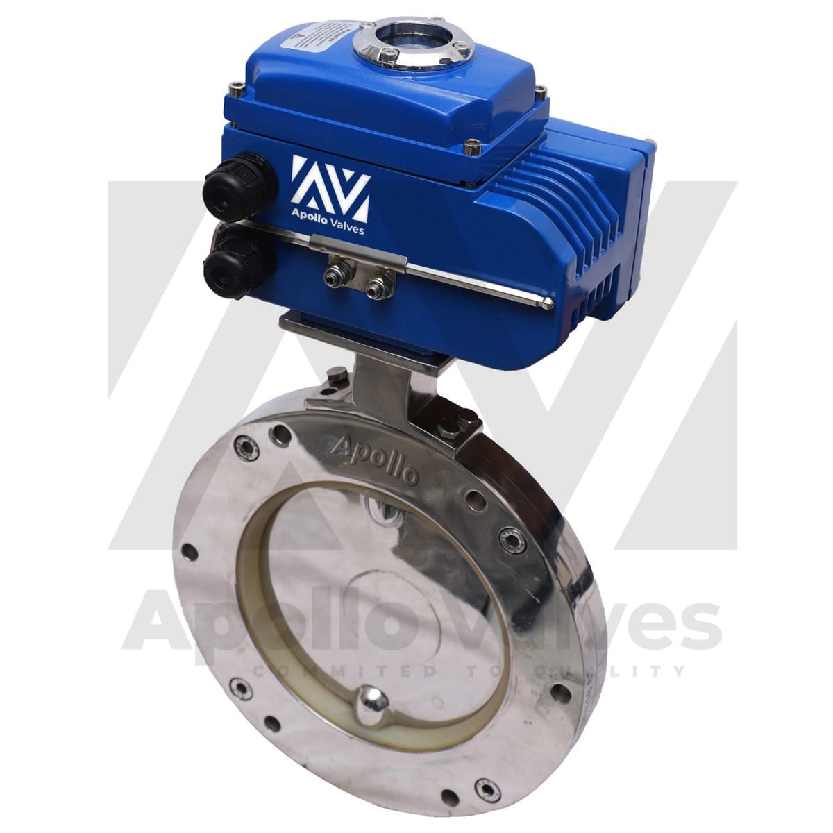 Pharma Butterfly Valve with Electric Actuator