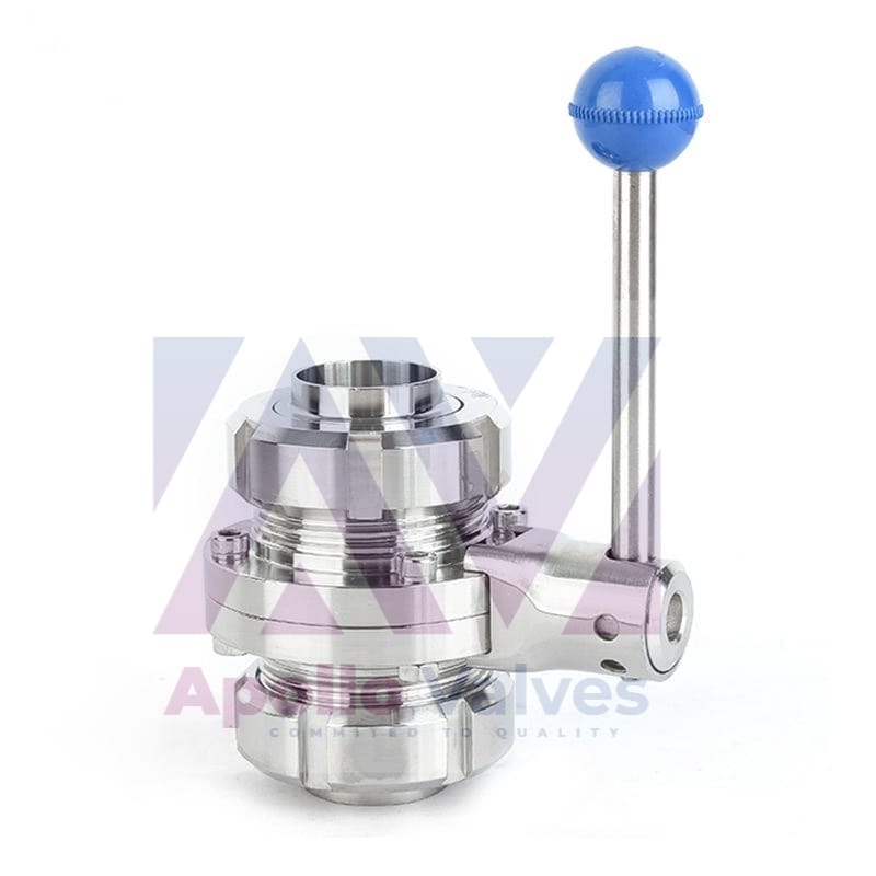 Pharma SMS Union Butterfly Valve