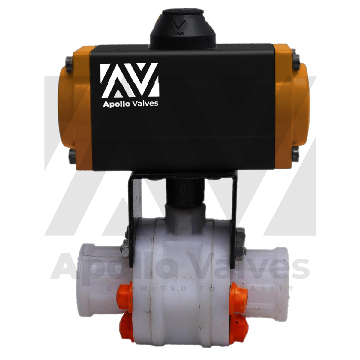 Pneumatic Actuator Operated PP Ball Valve