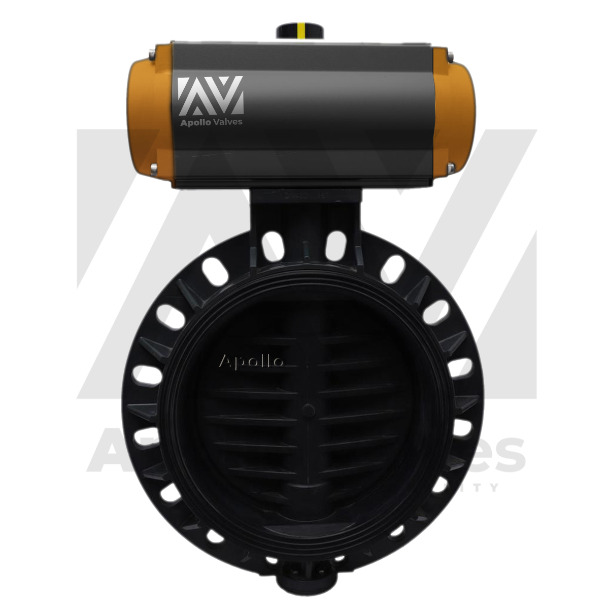 Pneumatic Actuator Operated UPVC Butterfly Valve