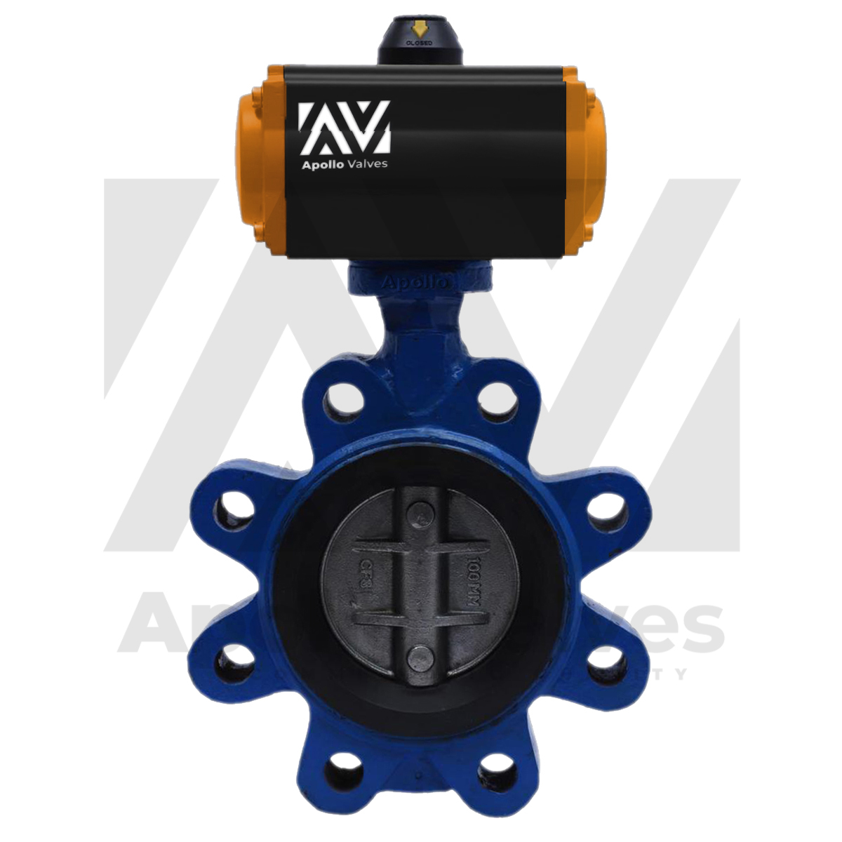 Pneumatic LUG TYPE Butterfly Valve