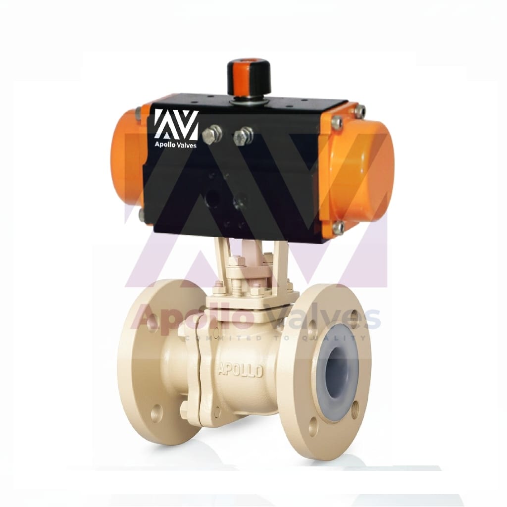 Pneumatic PFA Lined Valves