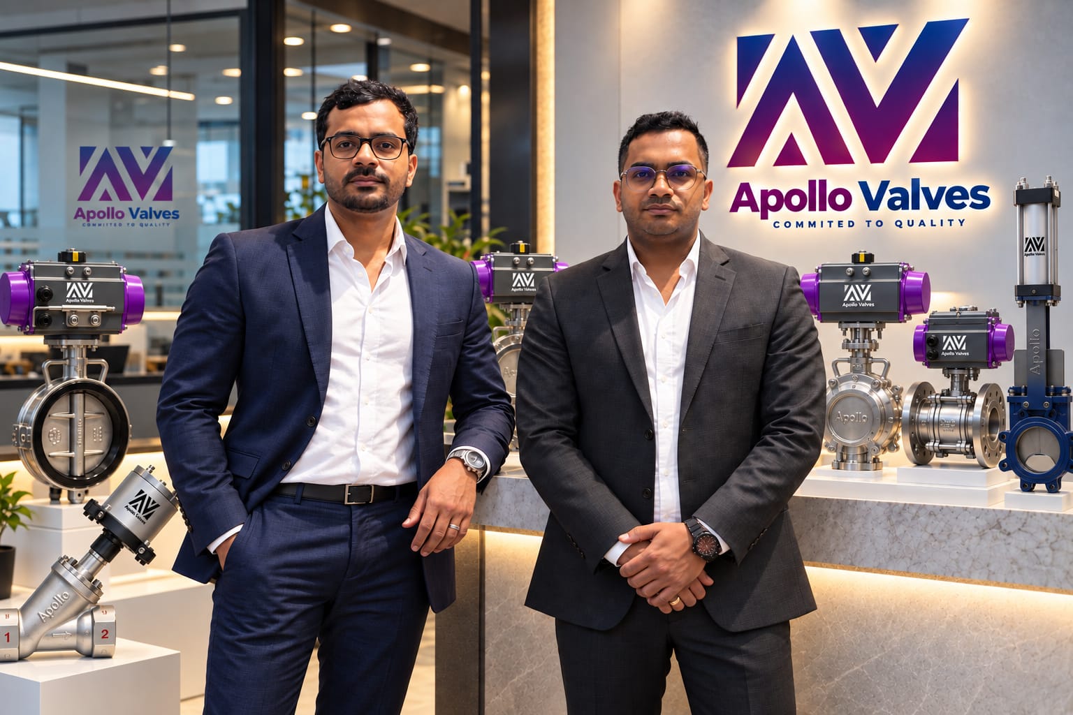 Mr. Ashraf Khan & Mr. Nadeem Khan — Founders, Apollo India Valves